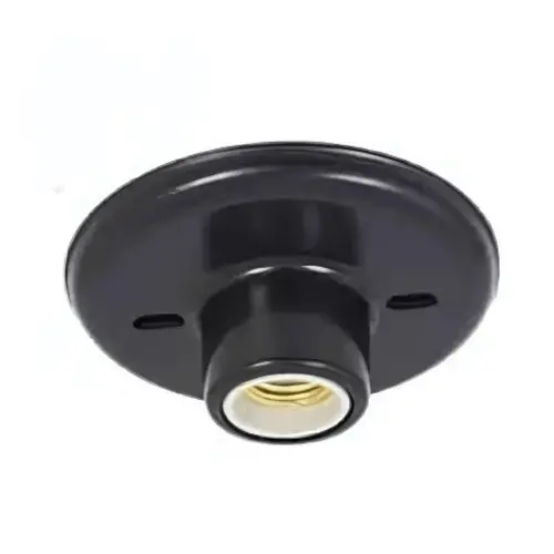 Plafon Plástico com Soquete Porcelana E-27  BETEL