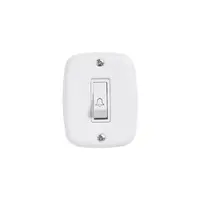 Pulsador Campainha Sistema X Branca Pluzie - imagem 1