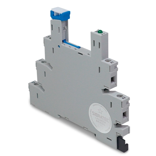 Base para Relé Acoplador Fino 38.51- 220V (Somente a Base) (5830) SIBRATEC
