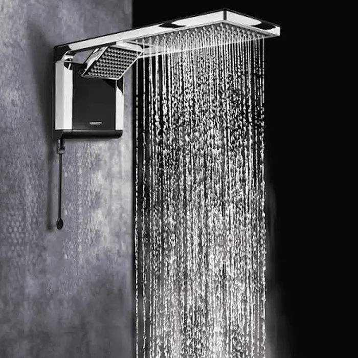 Chuveiro Acqua Duo Ultra Black Cromado 7800W 220V Lorenzetti