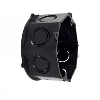 Caixa de Laje Octagonal FMS simples Preta (Sem suporte) BETEL - imagem 1