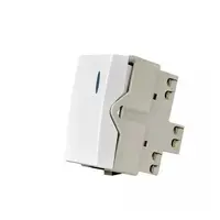 Módulo Interruptor Simples com Luz 10A 250v Sleek Margirius  - imagem 1