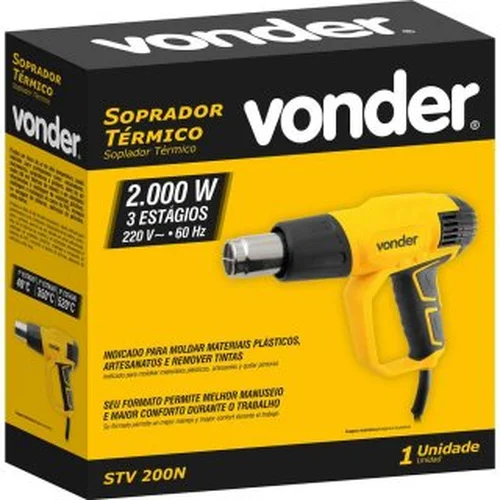 Soprador térmico STV 200N, 220 V~, VONDER