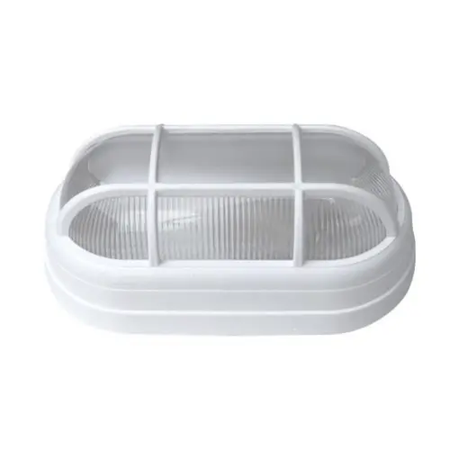 Arandela Tartaruga Oval Branca OPL