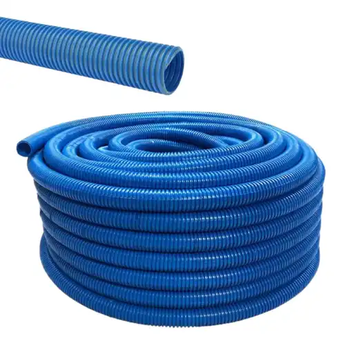 Eletroduto Corrugado PEAD Azul Lealplastic