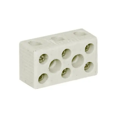 Conector Porcelana Tripolar 