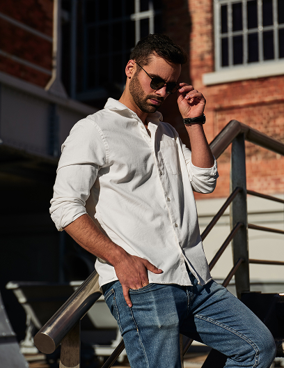 Camisa Casual Urban Classic Off White