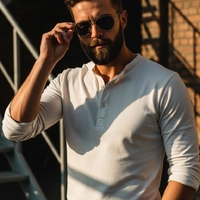 Camisa Casual Urban Classic Off White - imagem 2