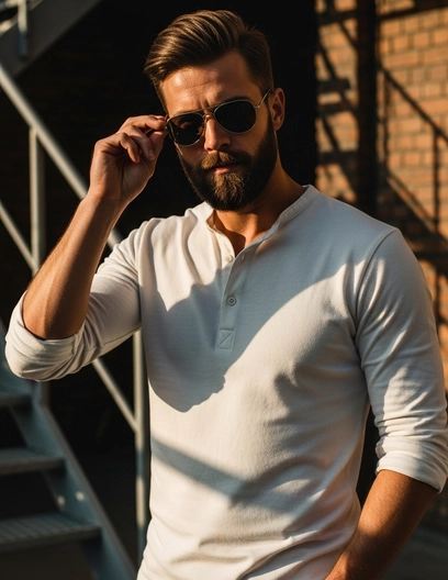 Camisa Casual Urban Classic Off White