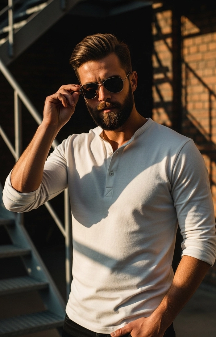 Camisa Casual Urban Classic Off White