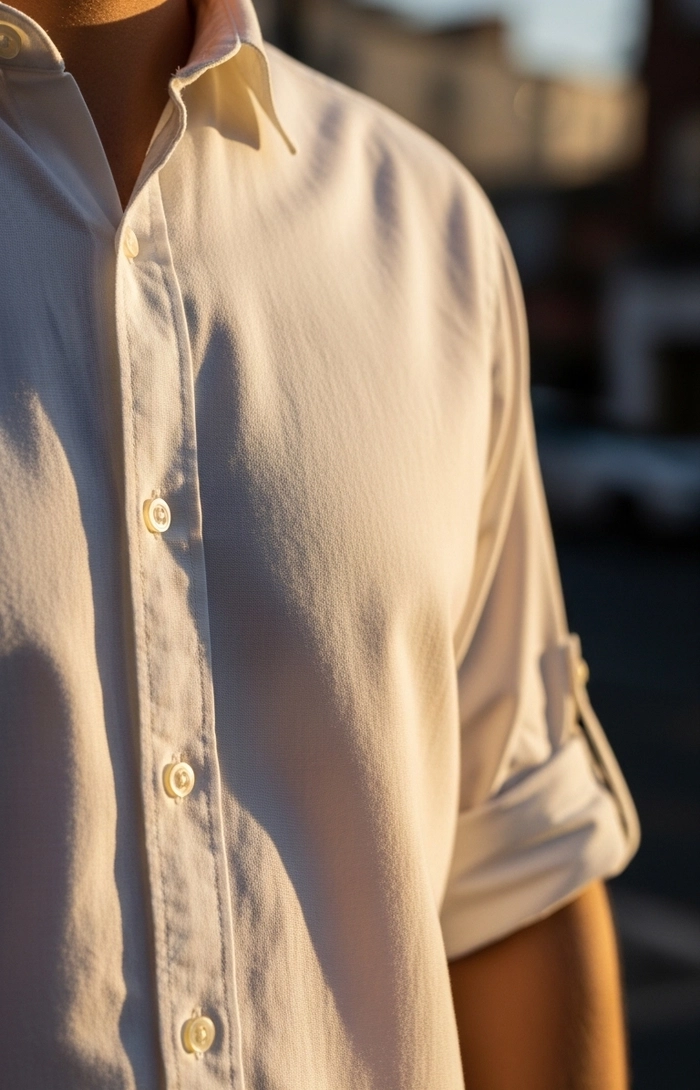 Camisa Casual Urban Classic Off White