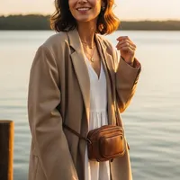 Blazer Soft Chic Areia Feminino - imagem 1