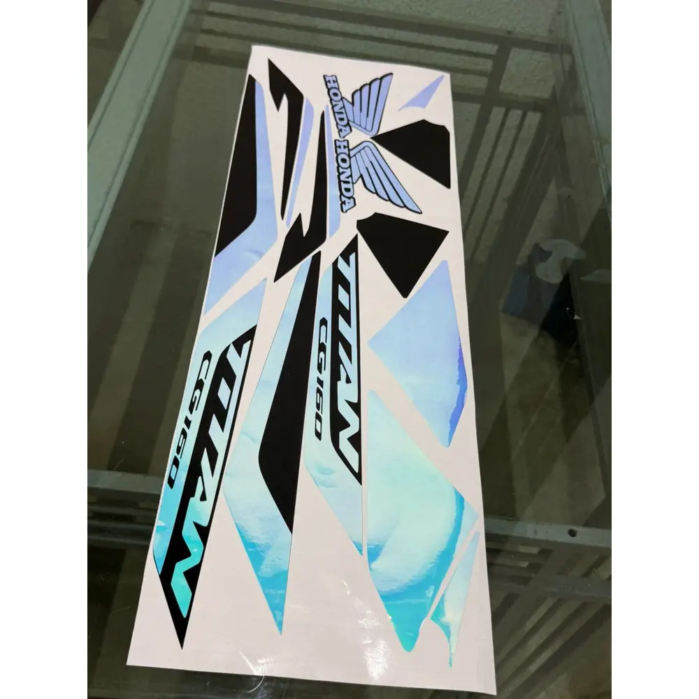 Kit Titan 2025 mod original Preto e Aquamarine