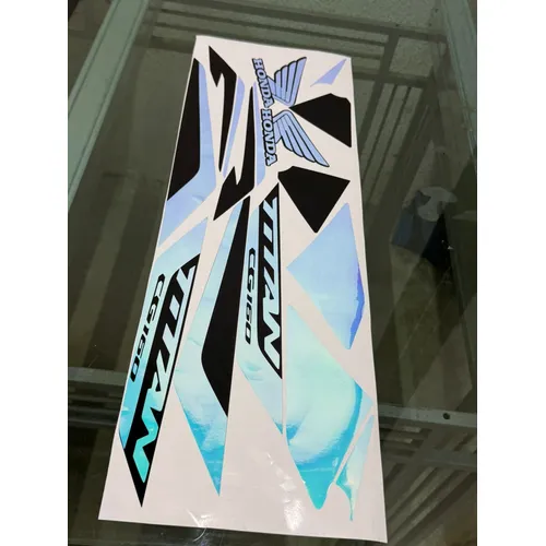 Kit Titan 2025 mod original Preto e Aquamarine