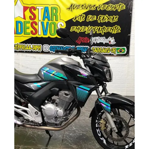 Kit Twister 2022 Holográfico e turquesa Laminado