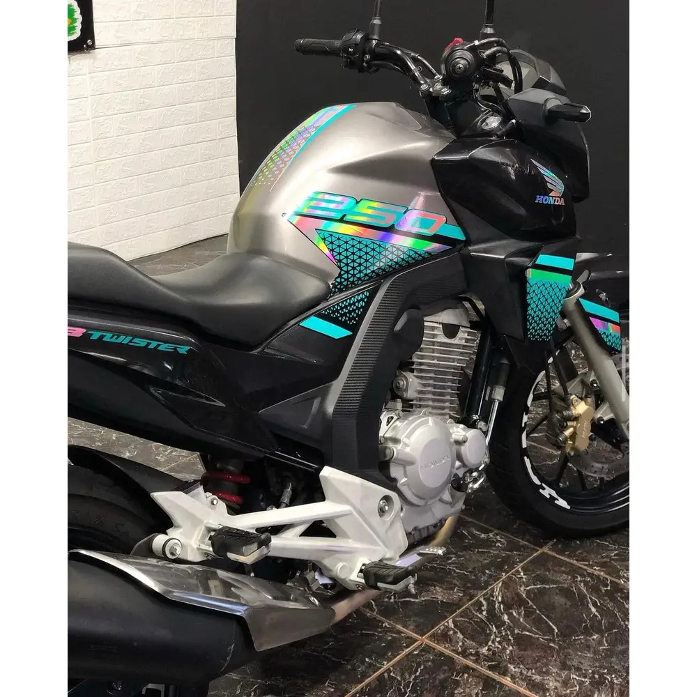 Kit Twister 2022 Holográfico e turquesa Laminado
