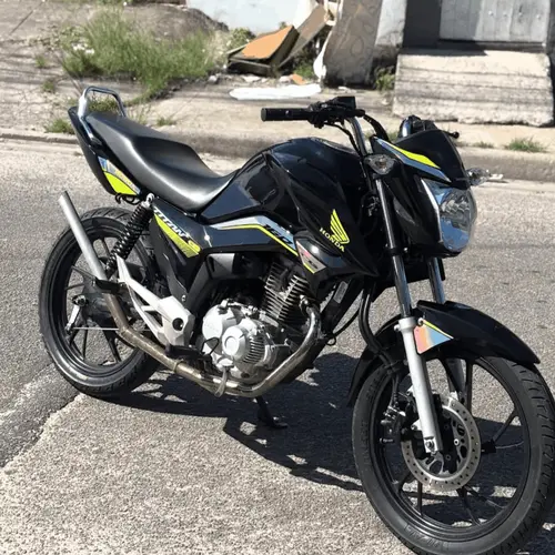 Kit Titan 160 2024 + Rabeta fan + frente farol verde limão e holo
