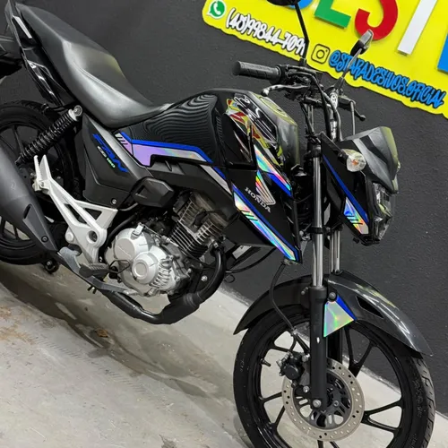 Kit Fan 2025 Mod linhas Azul e holo