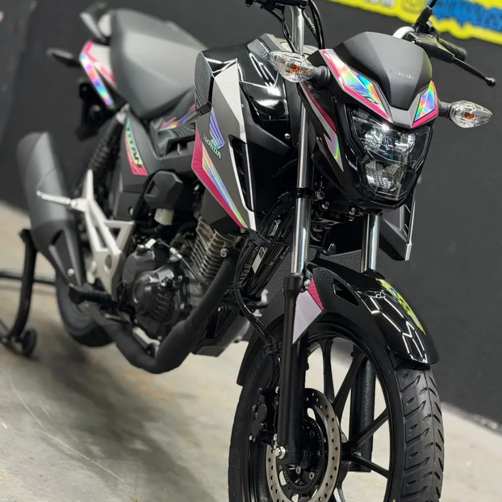 Kit Titan 160 2026 + Farol + Rabeta Rosa e holo