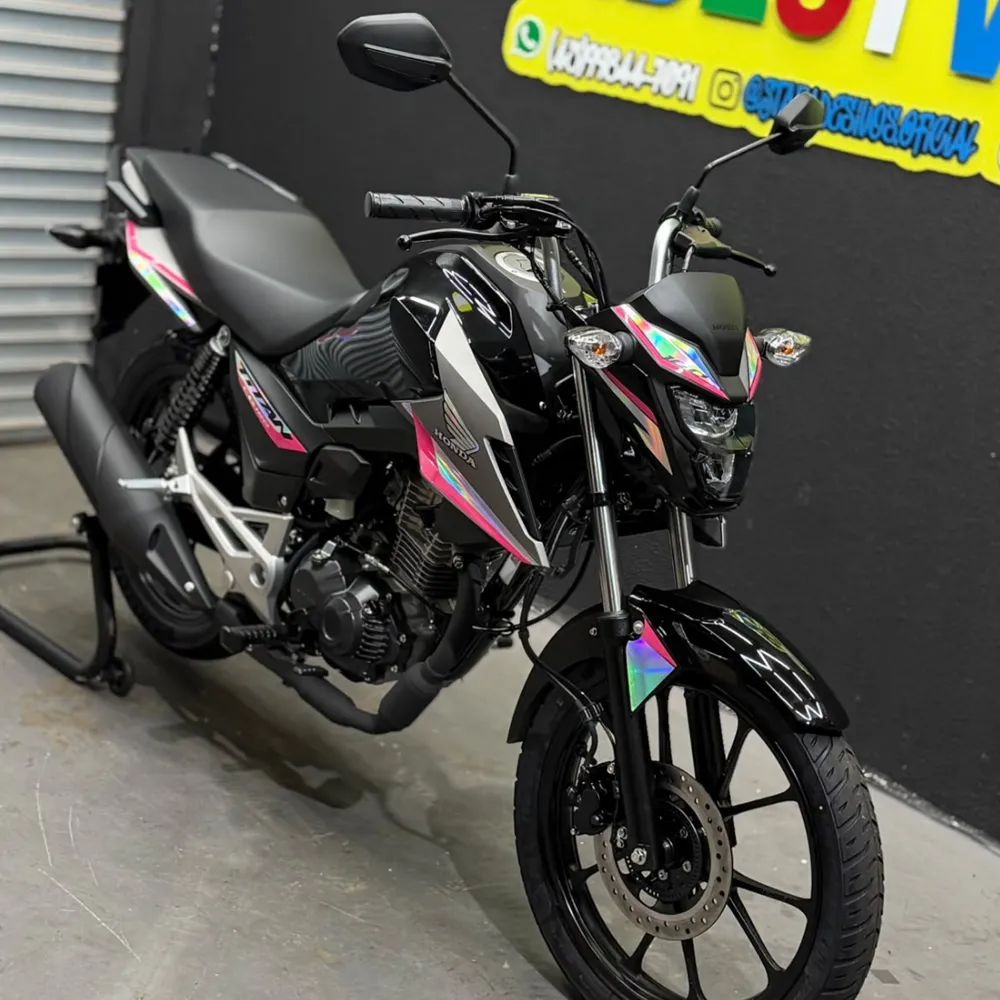 Kit Titan 160 2026 + Farol + Rabeta Rosa e holo