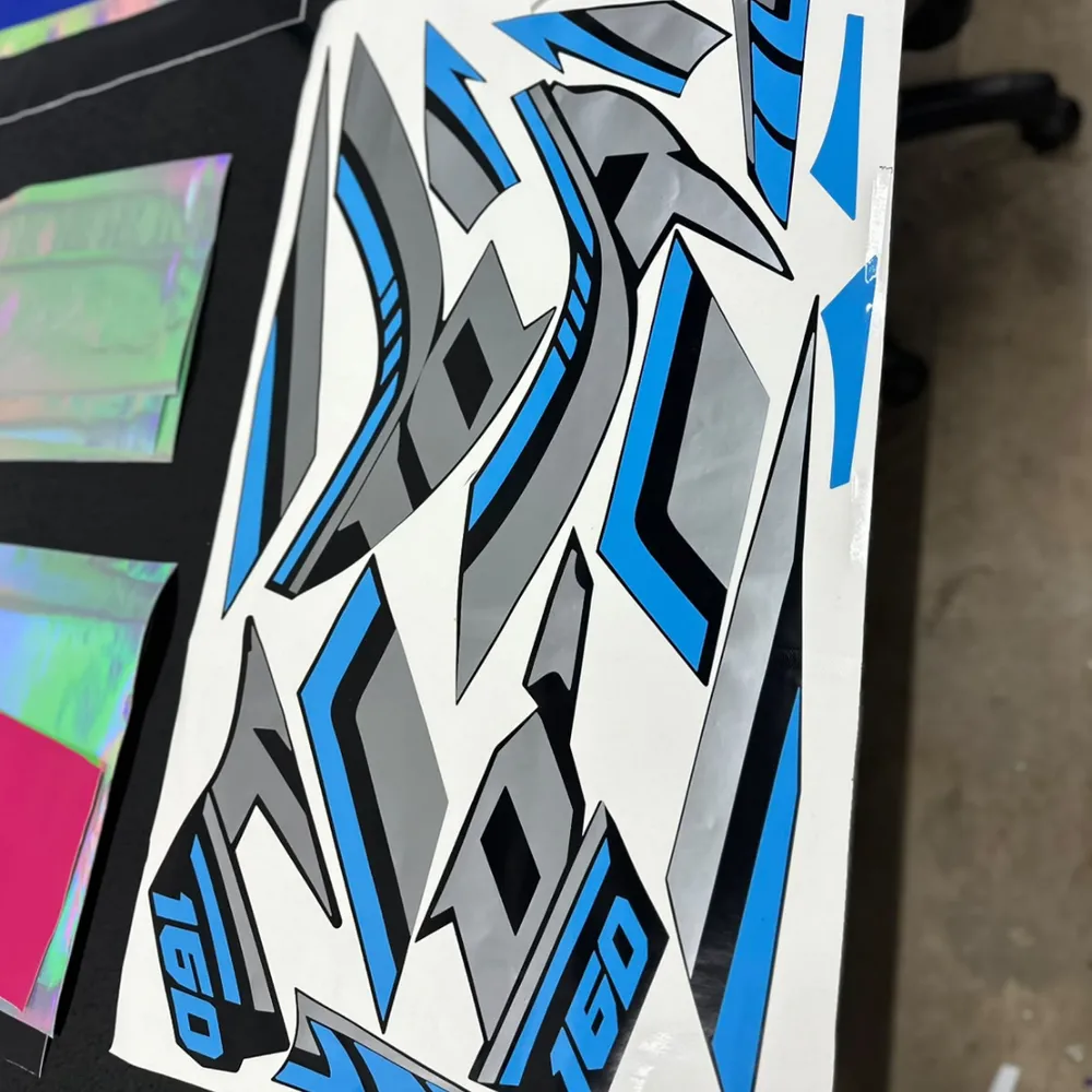 Kit DK 160 2024 prata e azul bb
