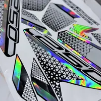 Kit Adesivos Twister 2022 Azul e Holográfico - imagem 1