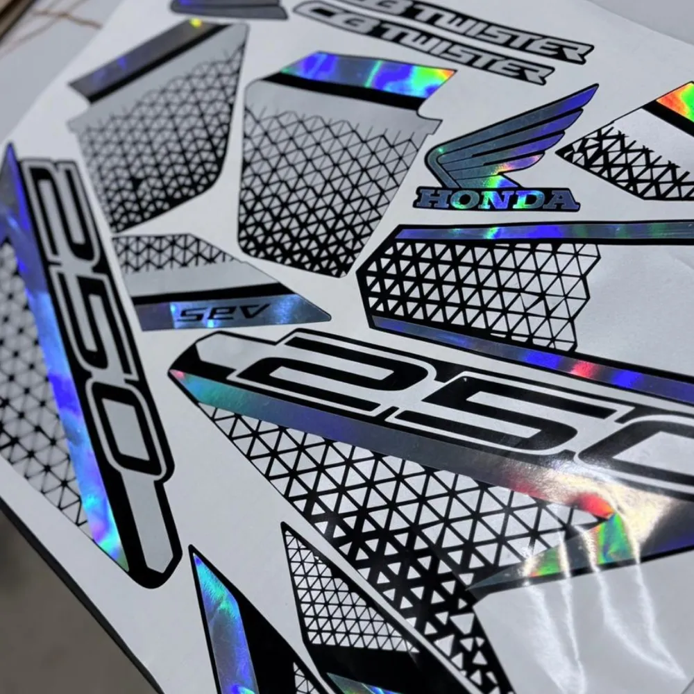 Kit Adesivos Twister 2022 Azul e Holográfico