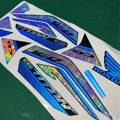 Kit Titan 160 2024 Holográfico Glitter e azul refletivo