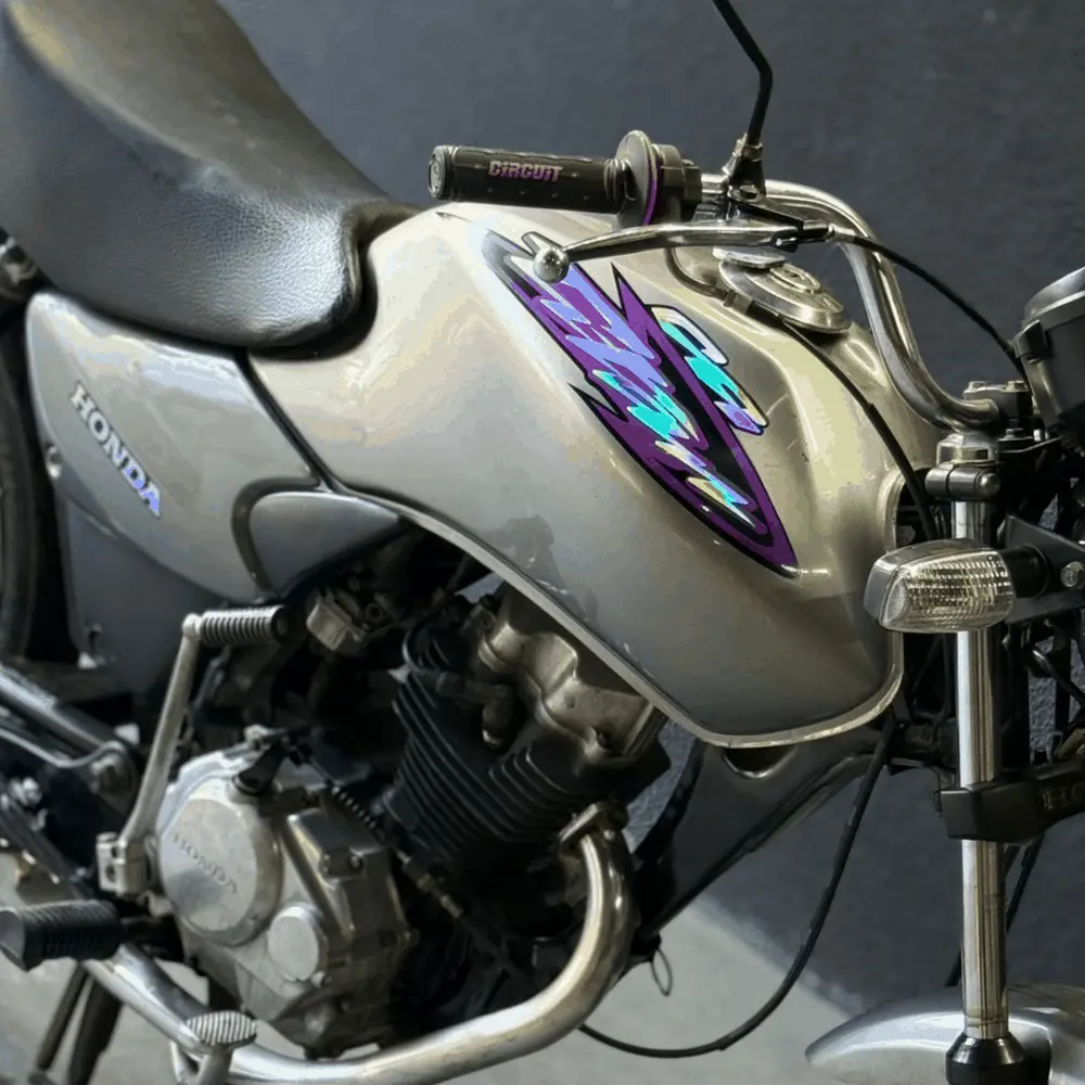 Kit Titan 2000 roxo e holográfico