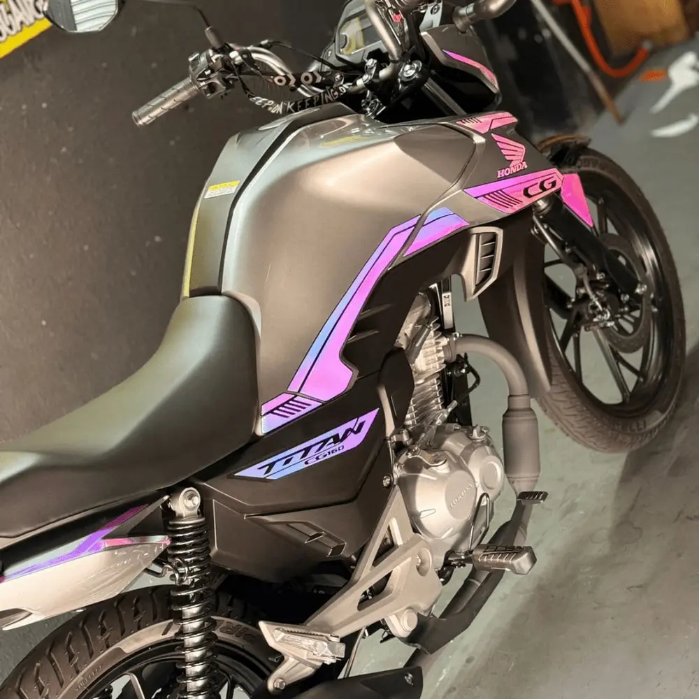 Kit Titan 160 2025 mod linhas aquamarine