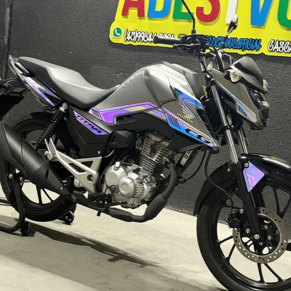 Kit Titan 160 2025 mod linhas aquamarine