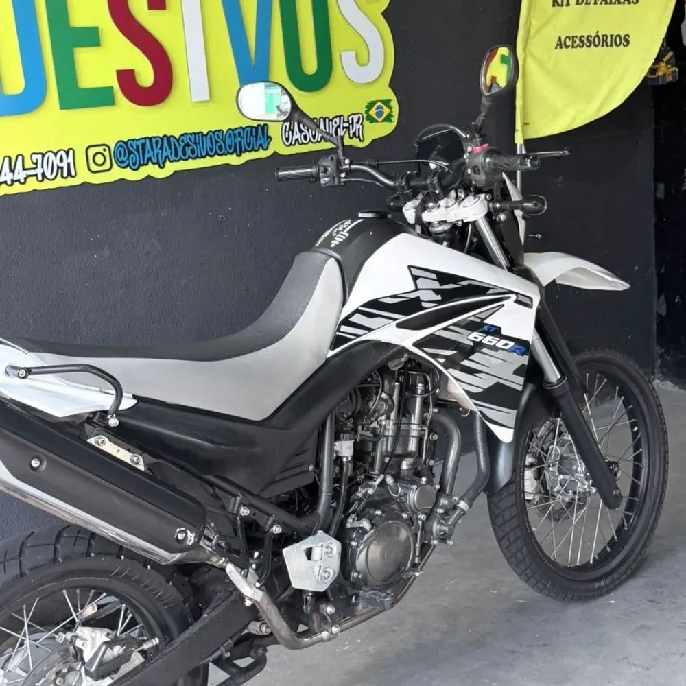 Kit XT660 Prata e azul