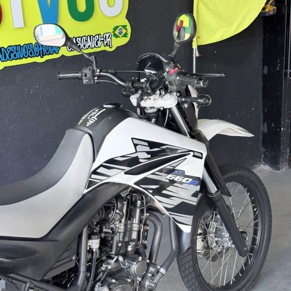 Kit XT660 Prata e azul