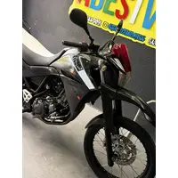 Kit XT660 enduro Preto fosco e branco - imagem 3