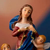 Imagem de Nossa Senhora Desatadora dos Nós de Resina | Lojinha Uai - imagem 2