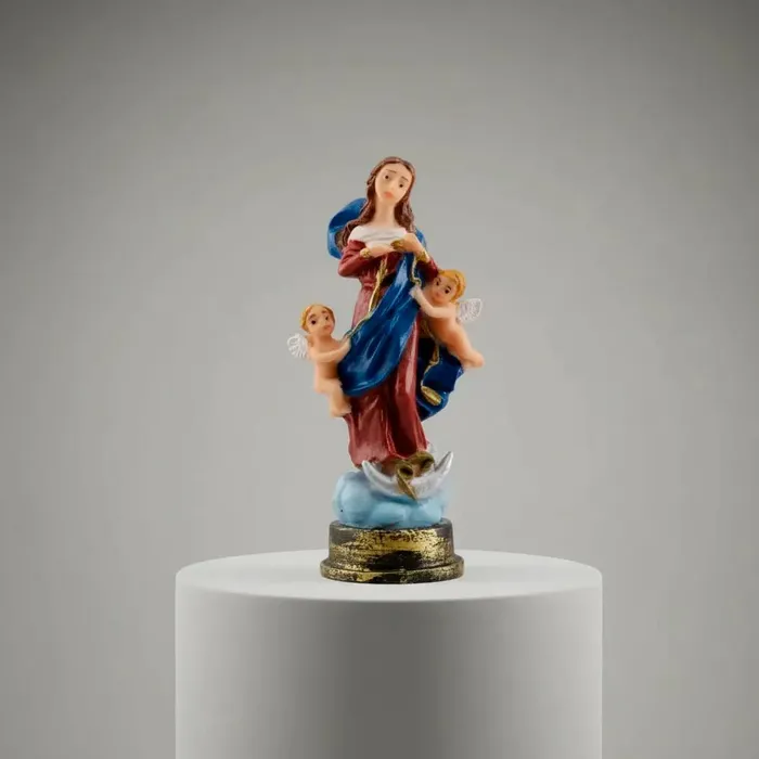 Imagem de Nossa Senhora Desatadora dos Nós de Resina | Lojinha Uai