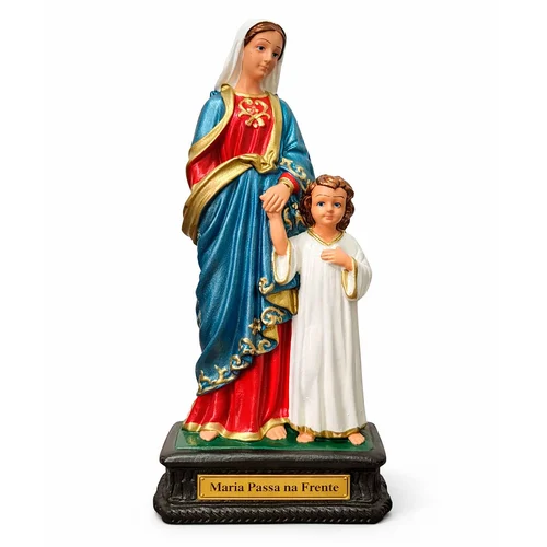 Imagem de Maria Passa na Frente de Borracha Inquebrável - 20 cm