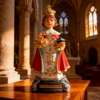 Imagem do Menino Jesus de Praga de Borracha Inquebrável 20 cm | Comprar na Lojinha Uai - imagem 2