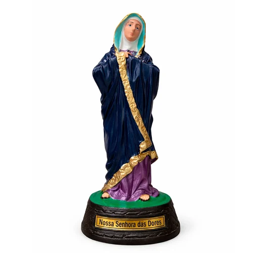 Imagem de Nossa Senhora das Dores de Borracha Inquebrável - 20 cm
