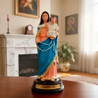 Imagem de Nossa Senhora do Rosário de Borracha Inquebrável - 22 cm | Comprar na Lojinha Uai - imagem 2