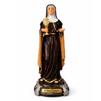 Imagem de Santa Clara de Borracha Inquebrável - 20 cm | Comprar na Lojinha Uai - imagem 1