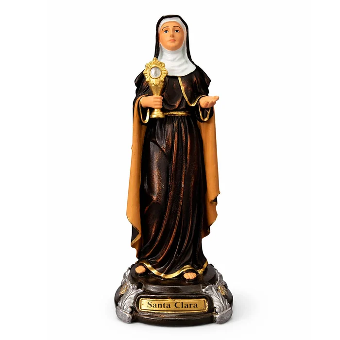 Imagem de Santa Clara de Borracha Inquebrável - 20 cm | Comprar na Lojinha Uai