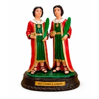 Imagem de São Cosme e Damião de Borracha Inquebrável - 22 cm | Comprar na Lojinha Uai - imagem 1