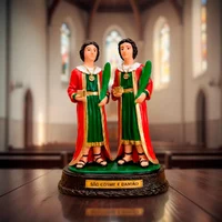 Imagem de São Cosme e Damião de Borracha Inquebrável - 22 cm | Comprar na Lojinha Uai - imagem 2