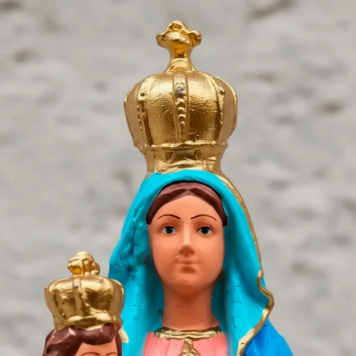 Imagem de Nossa Senhora das Candeias de Borracha Inquebrável - 20 cm