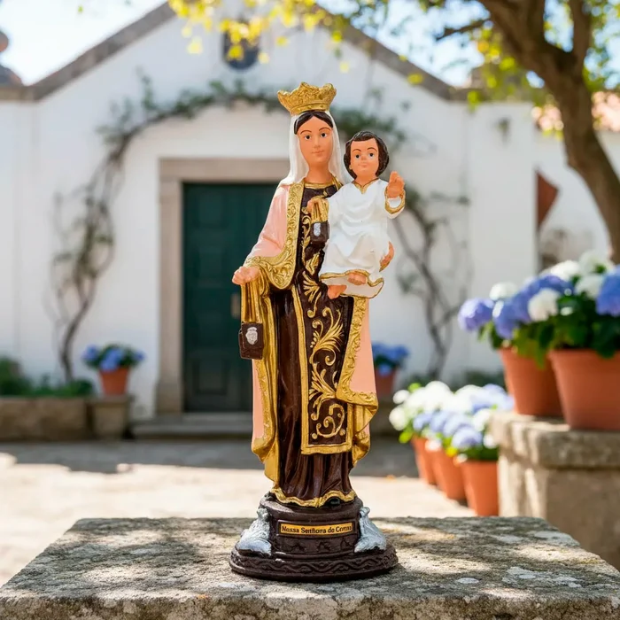 Imagem de Nossa Senhora do Carmo de Borracha Inquebrável - 20 cm