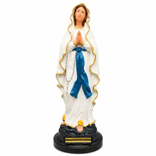 Imagem de Nossa Senhora de Lourdes de Borracha Inquebrável - 30 cm