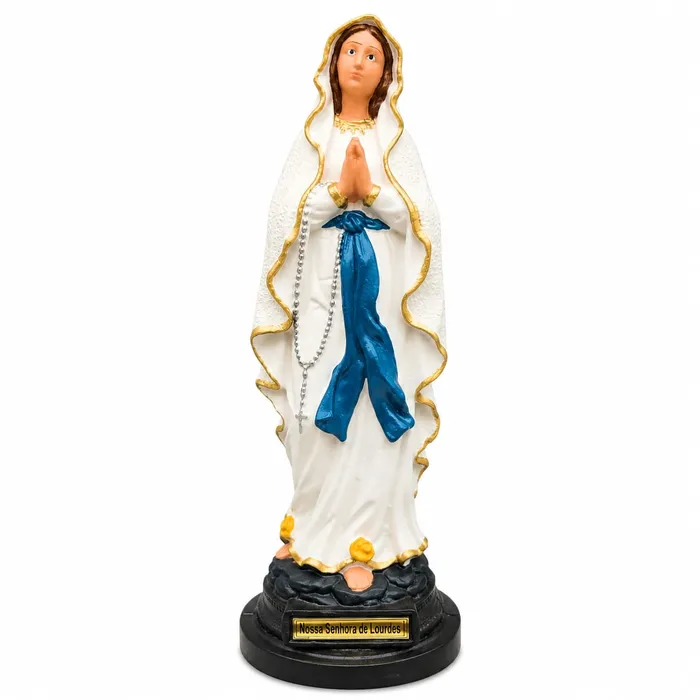 Imagem de Nossa Senhora de Lourdes de Borracha Inquebrável - 30 cm | Comprar na Lojinha Uai