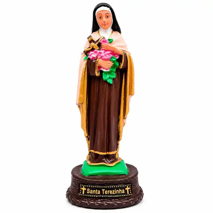 Imagem de Santa Terezinha de Borracha Inquebrável - 22 cm | Comprar na Lojinha Uai