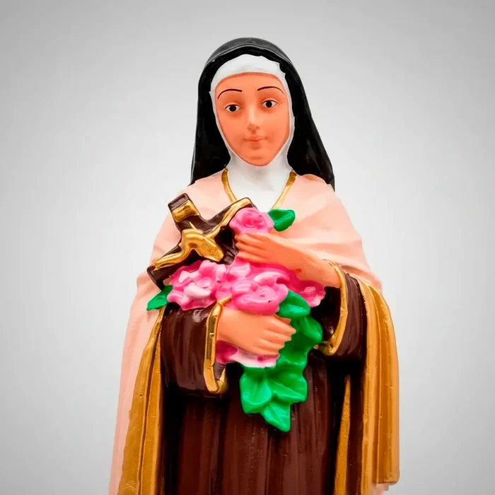 Imagem de Santa Terezinha de Borracha Inquebrável - 22 cm | Comprar na Lojinha Uai